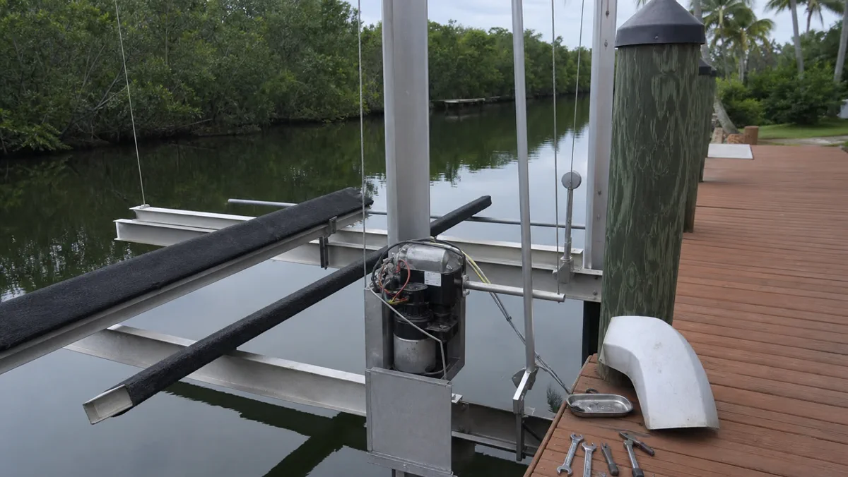 Waterfront repair planning at a Naples waterfront dock